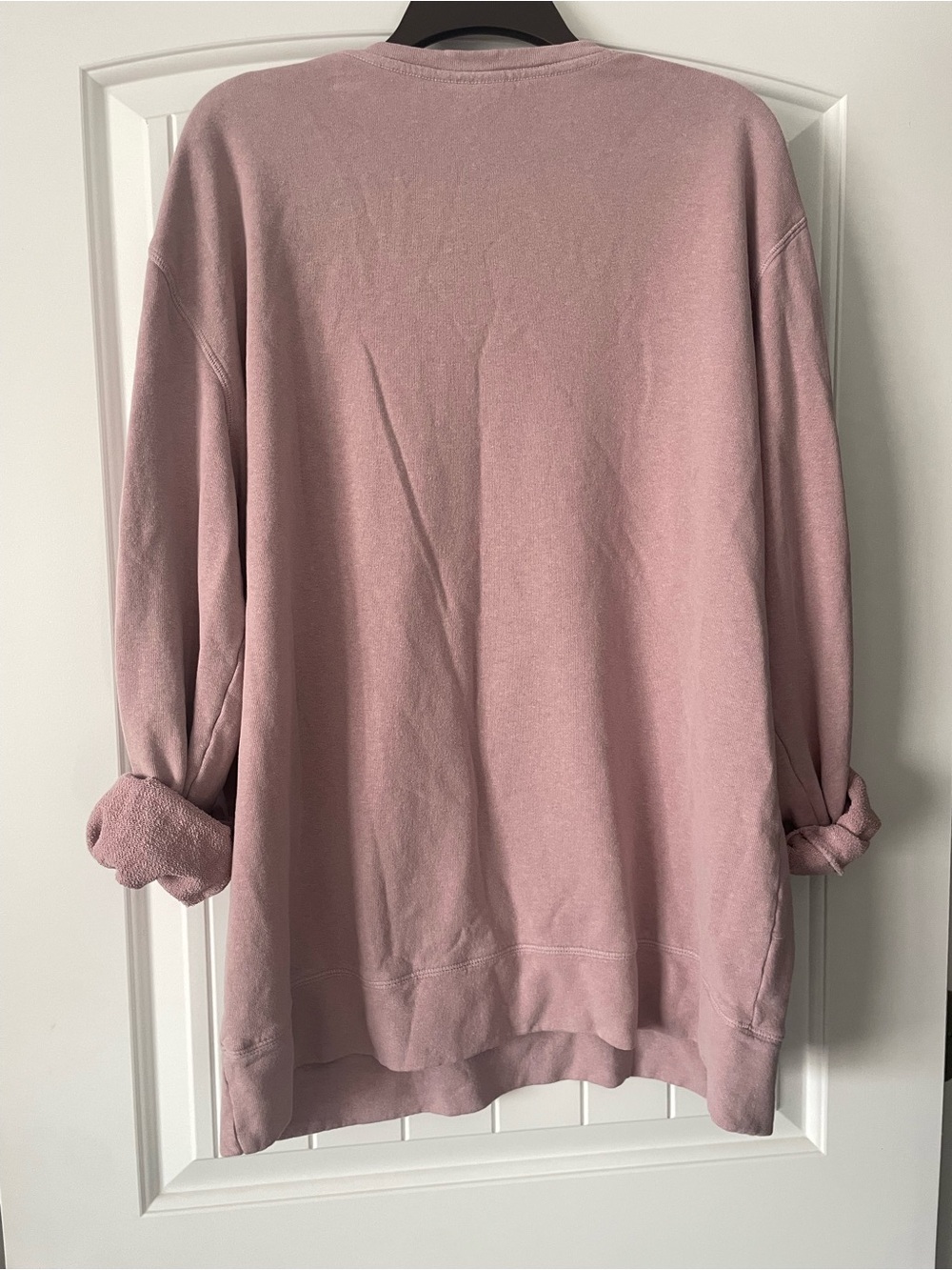 Jungmaven Comfort Wash Pink Long-Sleeve Crewneck Sweatshirt - Picture 4 of 4